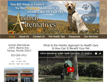 Tablet Screenshot of animalalternativestampa.com